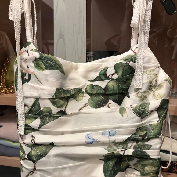 Alice and Olivia HAVEN FLARED MIDI DRESS - Picture 3 of 6